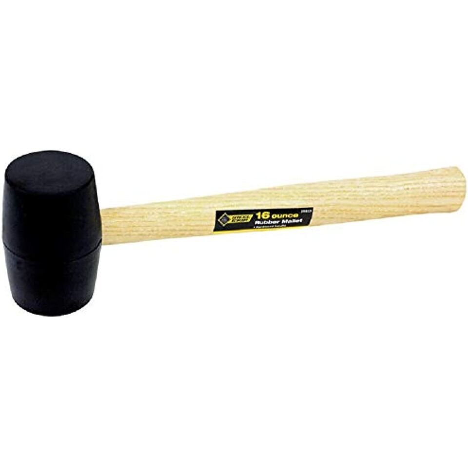 RUBBER MALLET 16 OZ by STEEL GRIP MfrPartNo 2259323 - $18.64