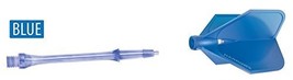 Harrows Clic - Blue - Shaft / Flight System - Short 23 mm Shaft - Standard si... - $18.00