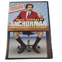 Anchorman DVD New Sealed Unrated Uncut Ron Burgundy  - £3.50 GBP