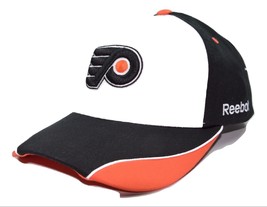 Philadelphia Flyers Reebok NHL Hockey Piped Bill Adjustable Hockey Cap Hat - £14.64 GBP