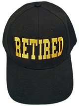 Buy Caps and Hats Retired Cap Black Hat BCAH Bumper Sticker for Retirement Party - $11.99