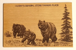 Bear Family Ulisnys General Store Tanners Place Wooden Wood Vandercraft ... - £12.05 GBP