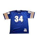 Chicago Bears Throwback Walter Payton 1975 Mitchell Ness Blue Jersey Men... - $98.58 CAD