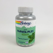 Solaray Papaya-Plex 180 Count Digestion Chewables New Exp 09/2027 - $17.81