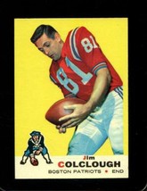 1969 Topps #8 Jim Colclough Ex Patriots Nicely Centered *X52880 - £3.13 GBP