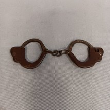 Vintage Toy Metal Handcuffs Ratchet Spring Lever Release - $18.95