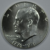 1976 S Eisenhower 40% silver uncirculated dollar - £12.58 GBP