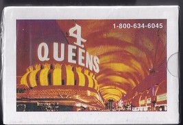 4 QUEENS Hotel &amp; Casino Las Vegas Playing Cards, New - $3.95