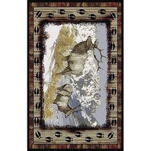 Majestic Elk Scene 4 x 6 Plush Area Rug - $519.97 CAD