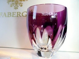 Faberge Lausanne Purple Vodka Shot Glass without  the box - £135.84 GBP