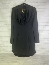 Lole Maori Shawl Collar Activewear Shirt Dress Black Quick Dry Womens Size M - £24.85 GBP