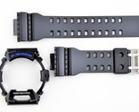 Casio G-8900A-1G-Shock Watch Band &amp; BEZEL RUBBER Black shiny G8900-1 SET - $74.95