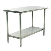 LordBee New Durable Stainless Steel Top Food Safe Prep Table Utility Wor... - £255.57 GBP