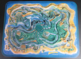 Vtg 1986 Milton Bradley Original FIREBALL ISLAND Board Game - Board Only - $32.62