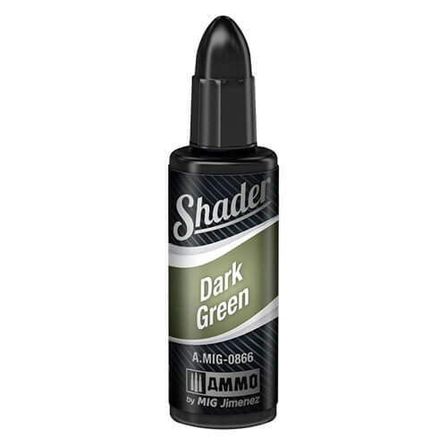 Ammo by MIG Shader 10mL - Dark Green - $14.39