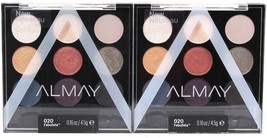 2 Ct Almay 020 Fabulista Palette Pops Eyeshadow Mix Match Play Use Wet O... - £17.29 GBP