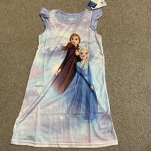 Disney Frozen Elsa 2 Girls Exclusive Short Sleeve Pajama Nightgown-Small 7/8-NWT - £3.98 GBP