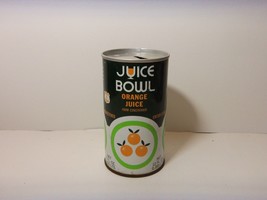 JUICE BOWL ORANGE JUICE 12 OZ STEEL CAN  LAKELAND, FLORIDA VINTAGE - $9.85