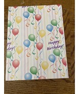 Happy Birthday Balloon Wrapping Paper Squares - $16.13 CAD