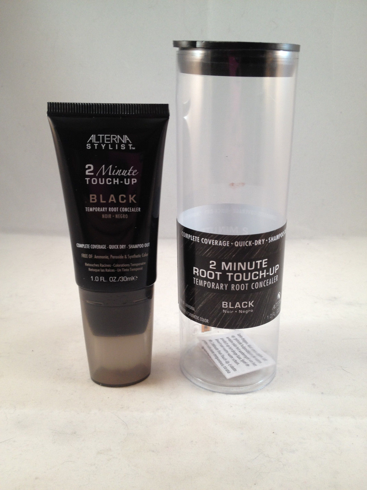 Alterna Stylist 2 Minute Root Touch-Up Black Temporary Root Concealer hair color - $20.92