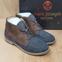 Marc Joseph New York Kids Ankle Boots Size 11 Lincoln Bootie Navy Casual Nubuck - £25.76 GBP