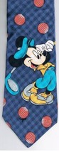 Disney Necktie Mickey Mouse Golf 100% Silk Made in Sweden - £11.98 GBP