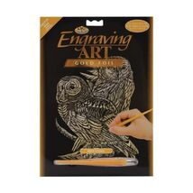 Royal &amp; Langnickel Gold Engraving Art A4 Size Owls Designed Painting Set  - $15.00