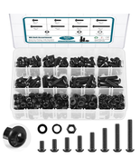 M6 Bolt Assortment Kit - 505 Pcs, 12.9 Grade Alloy Steel, Hex Socket Cap... - $35.19