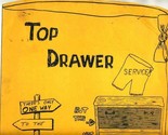 Top Drawer Restaurant Menu Chicago Illinois 1960&#39;s Shaped Like Maggies D... - $54.39