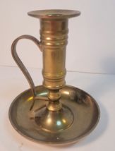 Brass Candle Stick Holder with Handle image 2