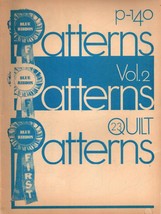 Vintage 70&#39;s Blue Ribbon Patterns Quilting Pattern booklet Volume 2 p-140 - £6.04 GBP