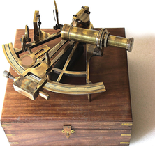 Nautical Marine Heavy German Working Model Ship Sextant Sea Collectible Antique - £89.74 GBP