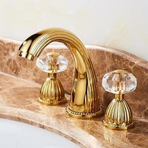 Retro Style Antique Two Handles Bathroom Faucets Brass Black Gold Sliver Three - £92.44 GBP