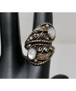Silver Cloud SC Sterling Silver Mother of Pearl Wrap Ring Size 6 - €50,11 EUR