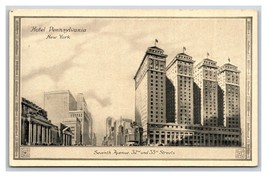 Hotel Pennsylvania New York  City NYC NY UNP WB  Postcard R27 - £2.29 GBP