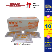 Ors B Plus Oral Rehydration Salts Orange 50 Sachets 4 Boxes New &amp; Free Ship Dhl - £79.38 GBP