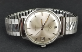 Vintage Certina New Art Men&#39;s Watch Stainless Steel Day/Date 5301 109 WO... - $174.99