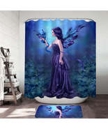 Fantasy Art the Moon Light Purple Dragon Fairy Shower Curtain - $445.30 MXN+