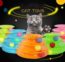 Interactive Cat Ball Tower Tracks Toy - Fun And Engaging Playtime For Your Felin - £18.90 GBP+