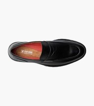Stacy Adams Hayes Moc Toe Penny Slip On Shoes Leather Black 25735-001 image 5