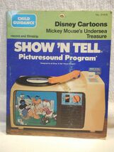 1983 Child Guidance Show &#39;N Tell Record Film - Mickey Mouse&#39;s Undersea T... - $4.95