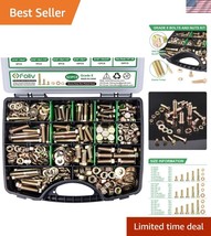 523PCS Grade 8 Heavy-Duty Bolts and Nuts Assortment - Complete Fastener Kit - $74.99