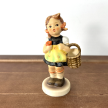 1962 Hummel Goebel Sister #98 2/0 Girl with Basket Figurine Vintage - $12.98