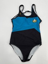 Star Trek TNG Swimsuit Top Sz S Blue Black Medical Science Cosplay - $19.60