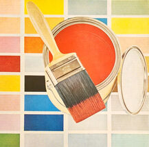 1958 Esso Gasoline And Oil Advertisement Paint Research Colors Vintage D... - $29.99