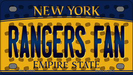 Rangers Fan New York Novelty Mini Metal License Plate Tag - $14.95