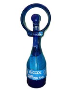 O2COOL Deluxe Handheld Battery Powered Water Misting Fan Dark Blue - $21.66 CAD