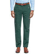 Brooks Brothers Men&#39;s Milano Fit Seagull Embroidered Chinos Green 35W 32... - £50.77 GBP