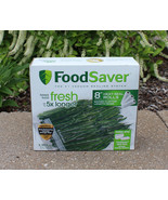 FoodSaver Vacuum Seal Bags 8&quot; Roll Fresh Food Saver Food Storage Bags 3 ... - £25.27 GBP