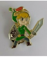 Zelda Link Video Game Hat Label Pin  (A) - $6.92